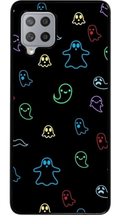 Coque Samsung Galaxy A42 5G - Halloween 2024 colorful ghosts