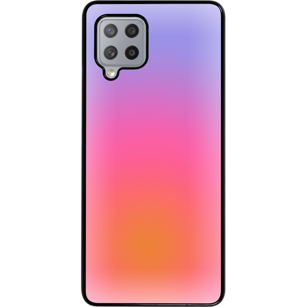 Coque Samsung Galaxy A42 5G - Orange Pink Blue Gradient