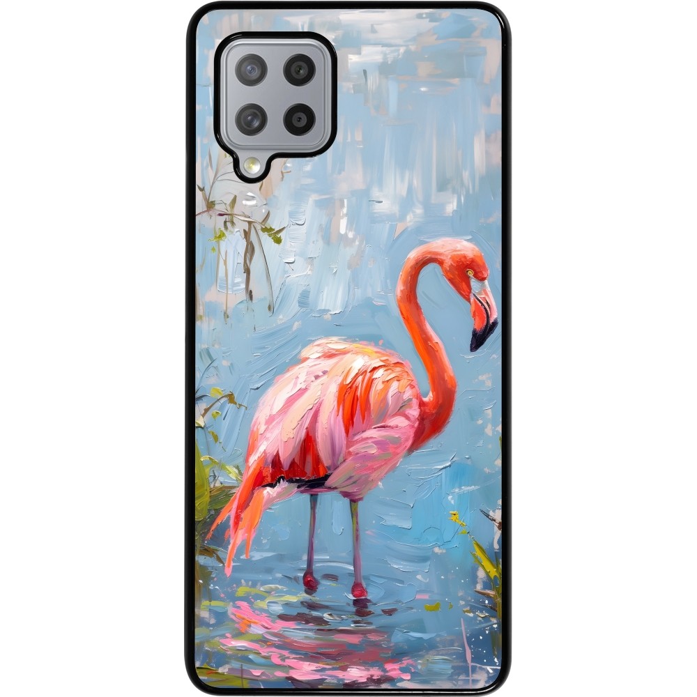 Coque Samsung Galaxy A42 5G - Paint Flamingo