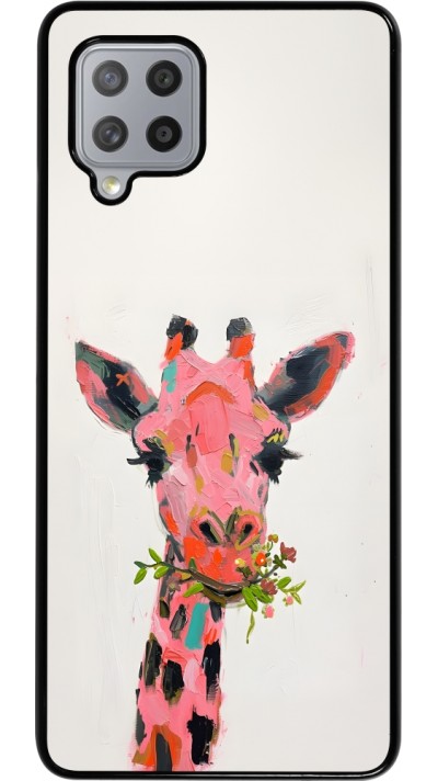 Coque Samsung Galaxy A42 5G - Pink Girafe Paint