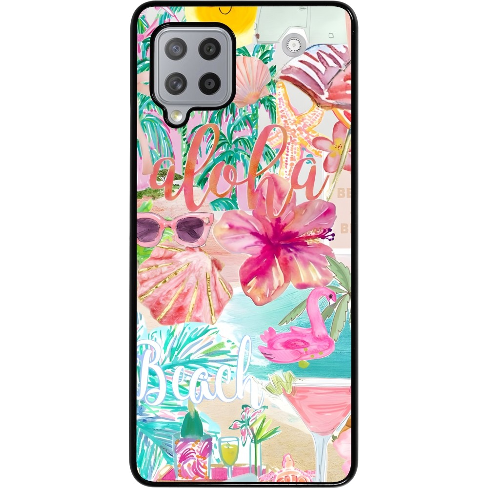 Coque Samsung Galaxy A42 5G - Preppy Collage Aloha