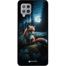 Coque Samsung Galaxy A42 5G - Renard lune forêt