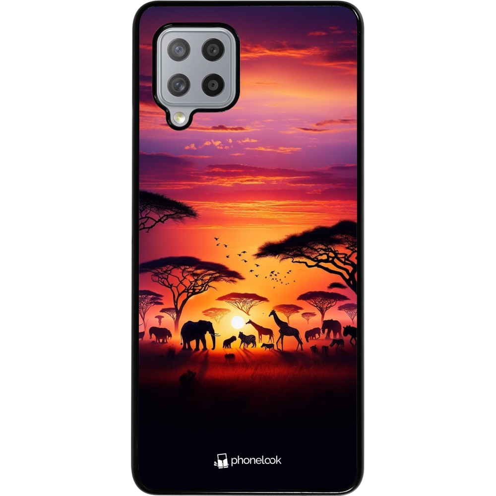 Coque Samsung Galaxy A42 5G - Safari sunset wildlife