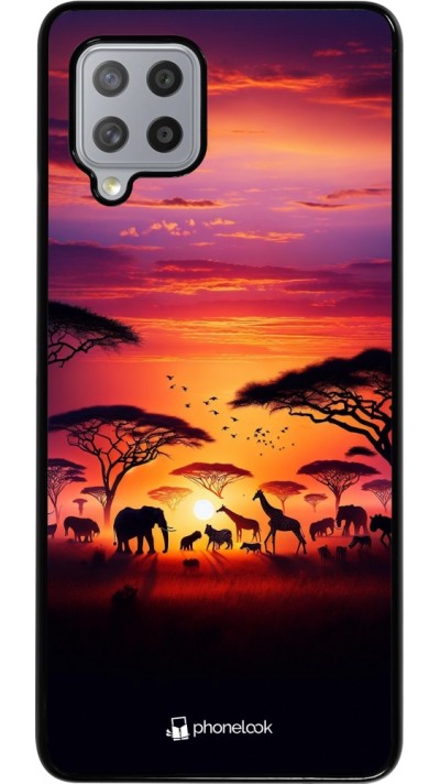 Coque Samsung Galaxy A42 5G - Safari sunset wildlife