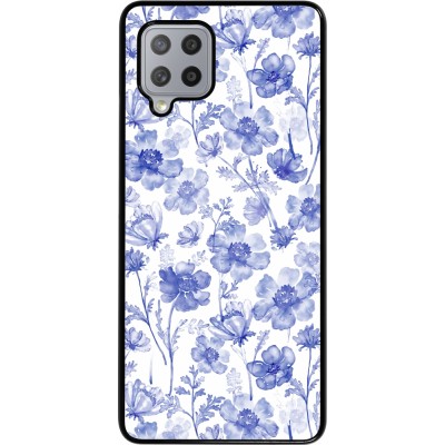 Coque Samsung Galaxy A42 5G - Spring 23 watercolor blue flowers