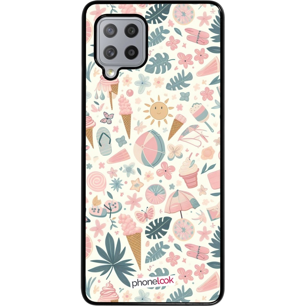 Coque Samsung Galaxy A42 5G - Summer Pink Pattern