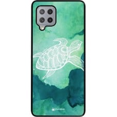 Coque Samsung Galaxy A42 5G - Turtle Aztec Watercolor