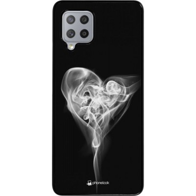 Coque Samsung Galaxy A42 5G - Valentine 2022 Black Smoke