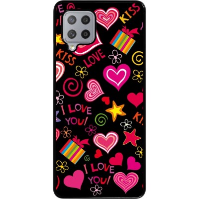 Coque Samsung Galaxy A42 5G - Valentine 2023 love symbols