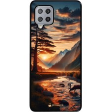 Coque Samsung Galaxy A42 5G - Valley Sunset Deer Tree