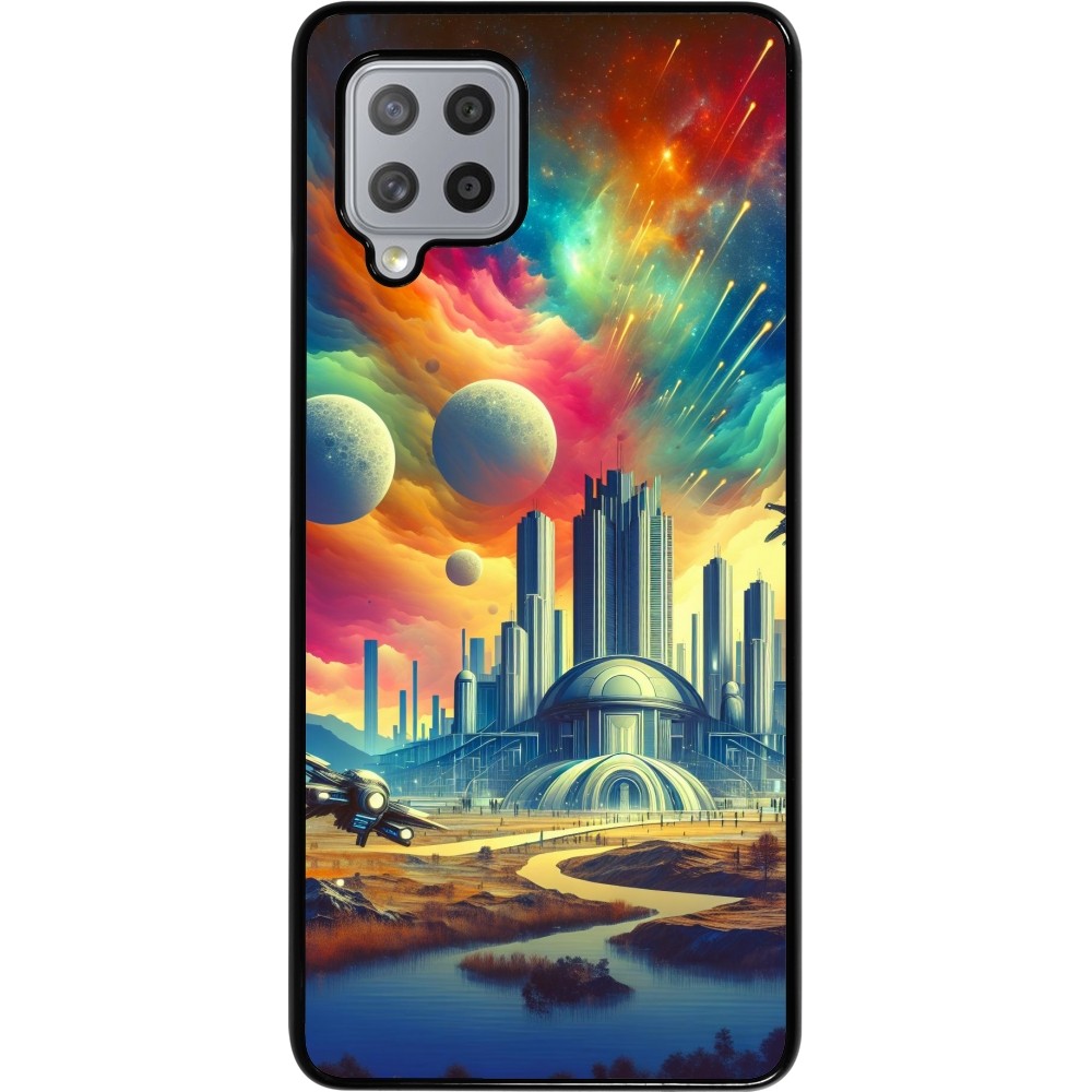 Coque Samsung Galaxy A42 5G - Ville extra-dôme futuriste