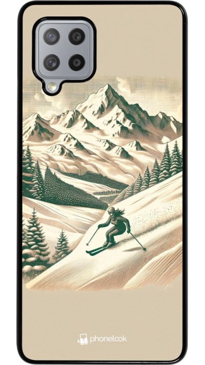 Coque Samsung Galaxy A42 5G - Vintage Ski Mountain