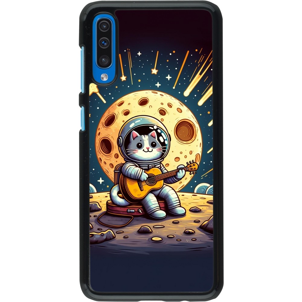 Coque Samsung Galaxy A50 - AstroCat RockLune