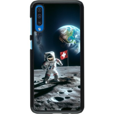 Coque Samsung Galaxy A50 - Astro Suisse sur lune