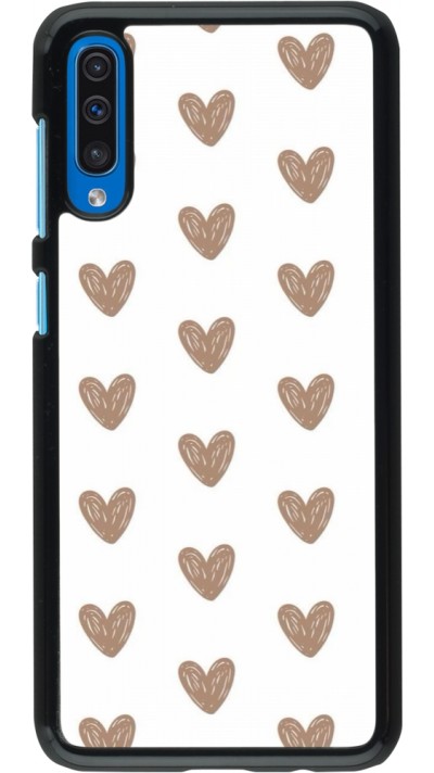 Coque Samsung Galaxy A50 - Autumn 2024 brown hearts