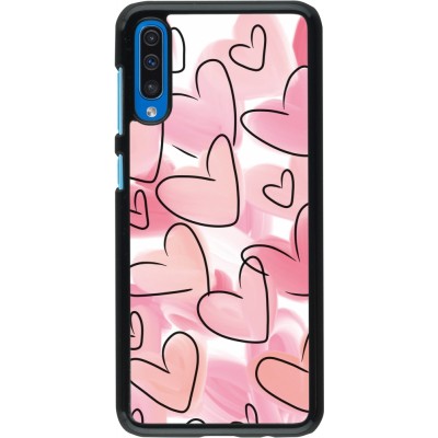 Coque Samsung Galaxy A50 - Easter 2023 pink hearts