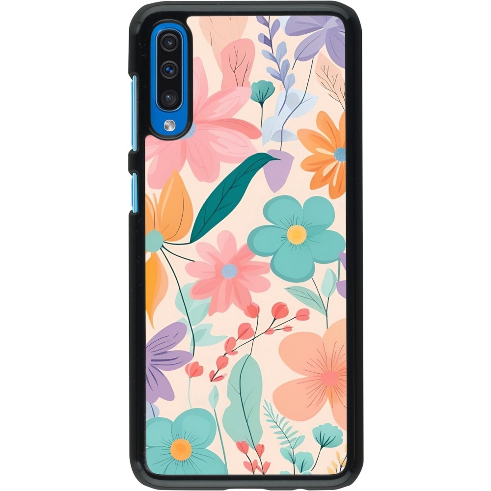 Samsung Galaxy A50 Case Hülle - Easter 2024 spring flowers