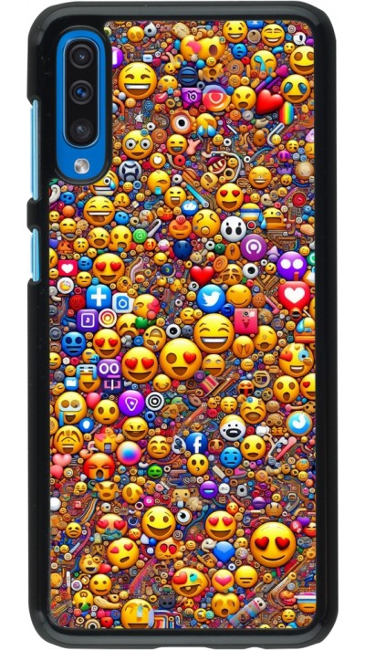 Coque Samsung Galaxy A50 - Emoji mixed