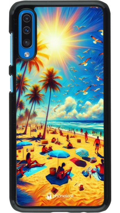 Coque Samsung Galaxy A50 - Été Paradis Paint