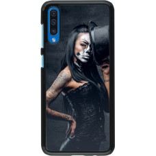 Coque Samsung Galaxy A50 - Halloween 22 Tattooed Girl