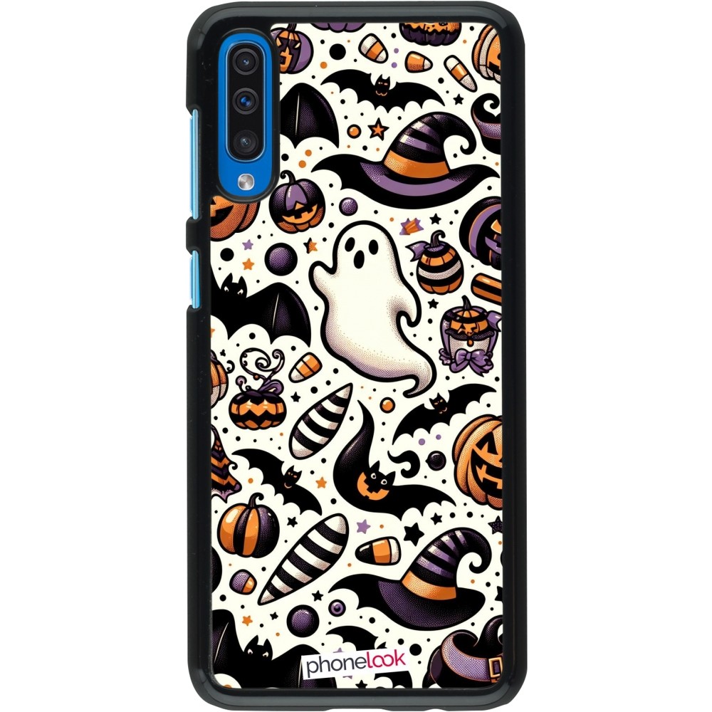 Coque Samsung Galaxy A50 - Halloween 2024 Cute Pattern