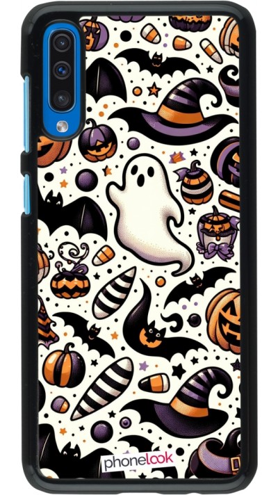 Coque Samsung Galaxy A50 - Halloween 2024 Cute Pattern