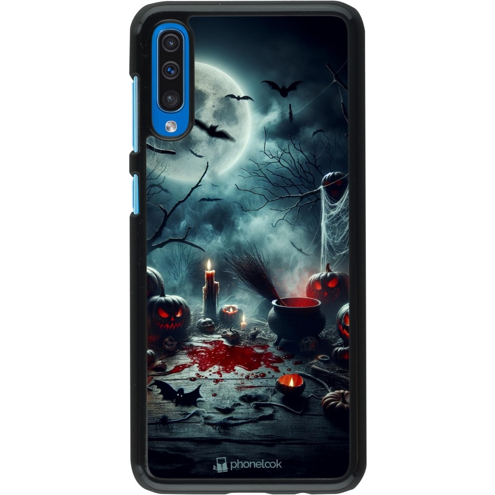 Coque Samsung Galaxy A50 - Halloween 2024 Dark Moon