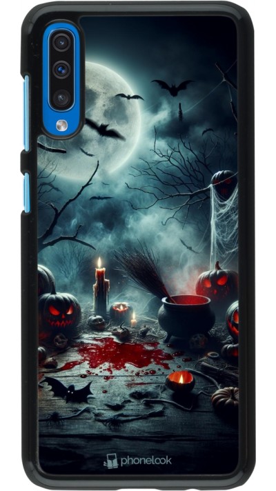 Coque Samsung Galaxy A50 - Halloween 2024 Dark Moon