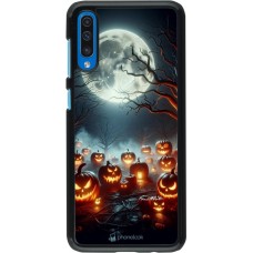 Coque Samsung Galaxy A50 - Halloween 2024 Many Pumpkins