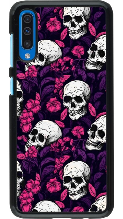 Coque Samsung Galaxy A50 - Halloween 2024 romantic skulls