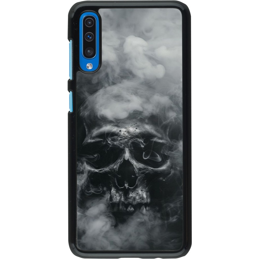 Coque Samsung Galaxy A50 - Halloween 2024 smoky skull