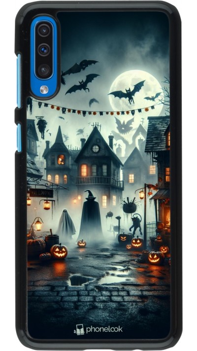 Coque Samsung Galaxy A50 - Halloween Spookville