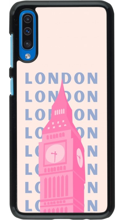 Coque Samsung Galaxy A50 - London Pink Print