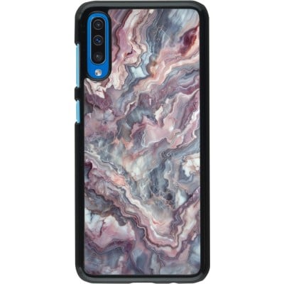 Coque Samsung Galaxy A50 - Marbre violette argentée