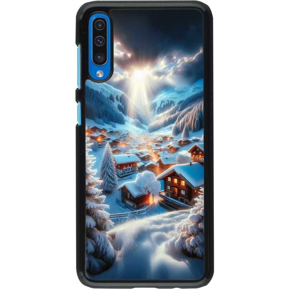 Coque Samsung Galaxy A50 - Mont Neige Lumière