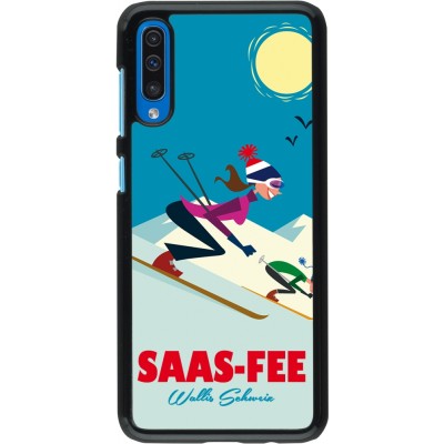 Coque Samsung Galaxy A50 - Saas-Fee Ski Downhill