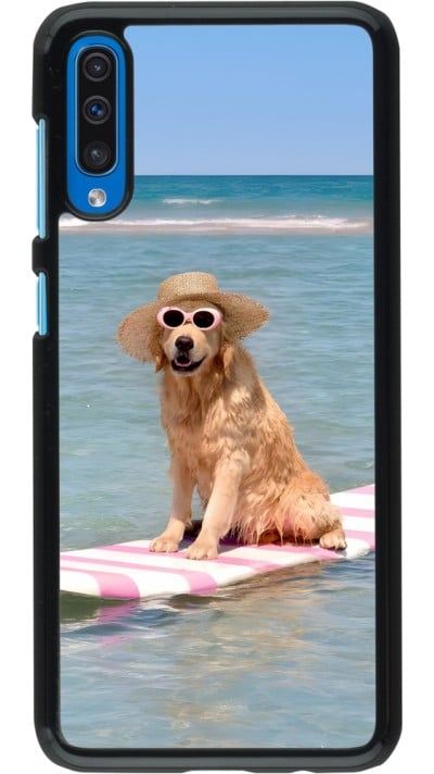 Coque Samsung Galaxy A50 - Summer Dog on Paddle