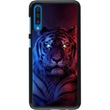 Coque Samsung Galaxy A50 - Tiger Blue Red