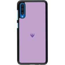 Coque Samsung Galaxy A50 - Valentine 2023 purpule single heart