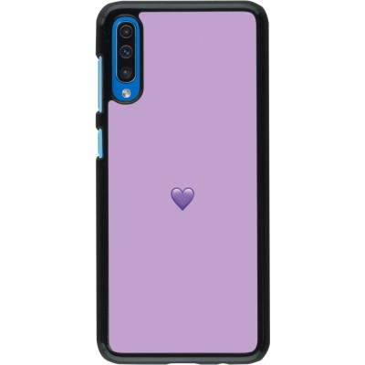 Coque Samsung Galaxy A50 - Valentine 2023 purpule single heart