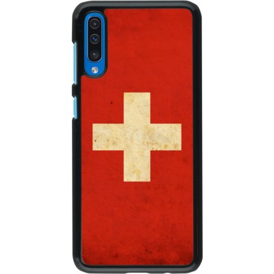 Coque Samsung Galaxy A50 - Vintage Flag SWISS