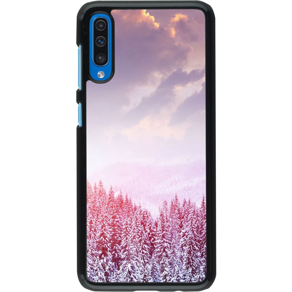 Coque Samsung Galaxy A50 - Winter 22 Pink Forest