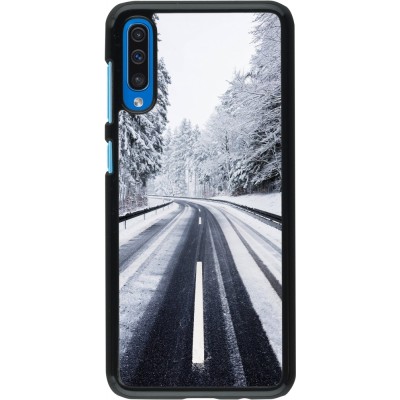 Coque Samsung Galaxy A50 - Winter 22 Snowy Road