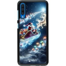 Coque Samsung Galaxy A50 - Noël 2023 Père Noël enchanté