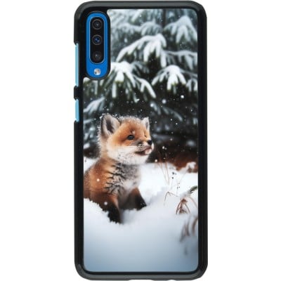 Coque Samsung Galaxy A50 - Noël 2023 Renardeau sapin