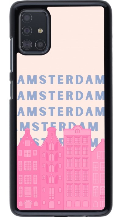 Coque Samsung Galaxy A51 - Amsterdam Pink Print