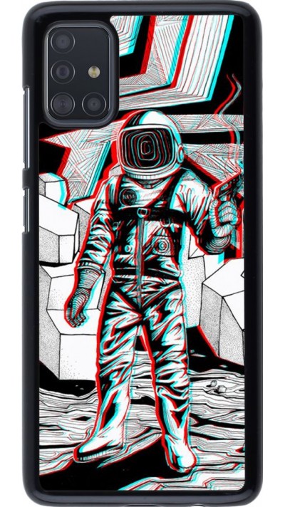 Coque Samsung Galaxy A51 - Anaglyph Astronaut