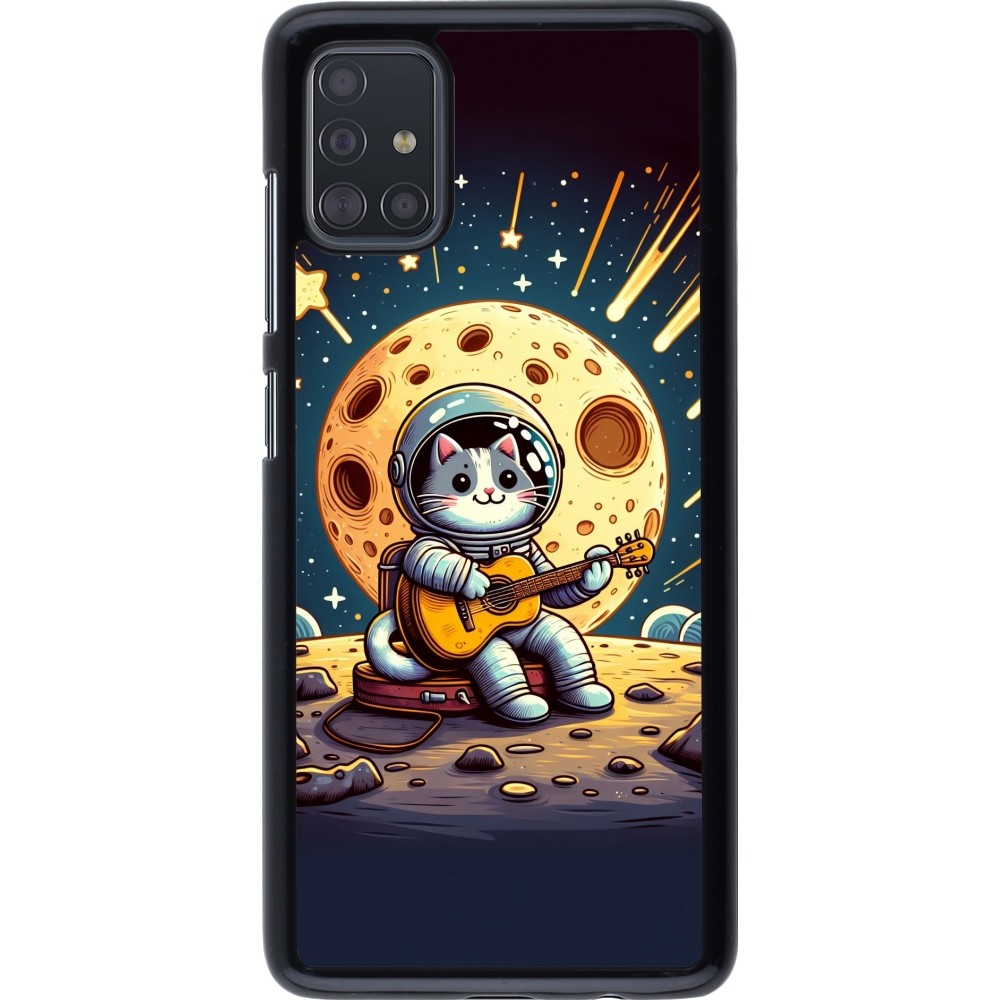 Coque Samsung Galaxy A51 - AstroCat RockLune