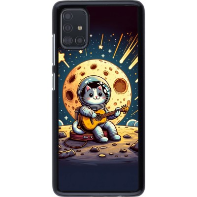 Coque Samsung Galaxy A51 - AstroCat RockLune