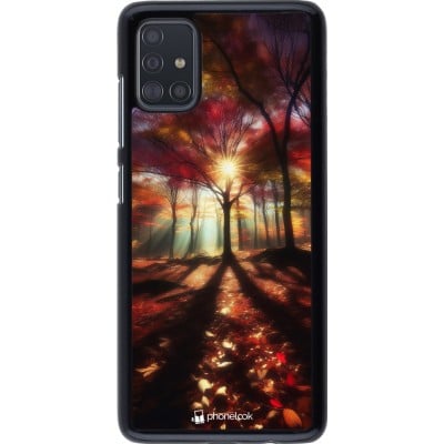 Coque Samsung Galaxy A51 - Automne doré glare